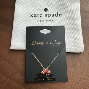 Kate Spade x Disney Minnie Mouse Necklace NWT